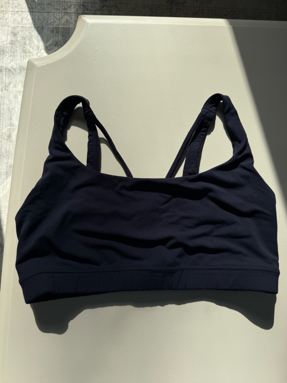 Athleta Navy Sports Bralette - Comfortable Support
